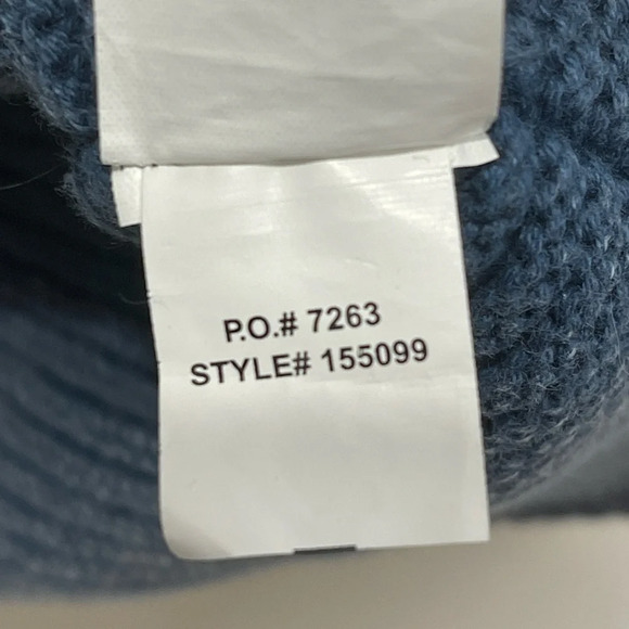 Carbon 2 Cobalt‎ Waterman Sweater Men’s Split Neck Henley Blue Cotton Raglan XL - Picture 5 of 6